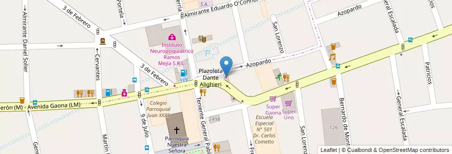 Mapa de ubicacion de D & A Estética y Moda en Argentinien, Provinz Buenos Aires, Partido De La Matanza, Ramos Mejía.