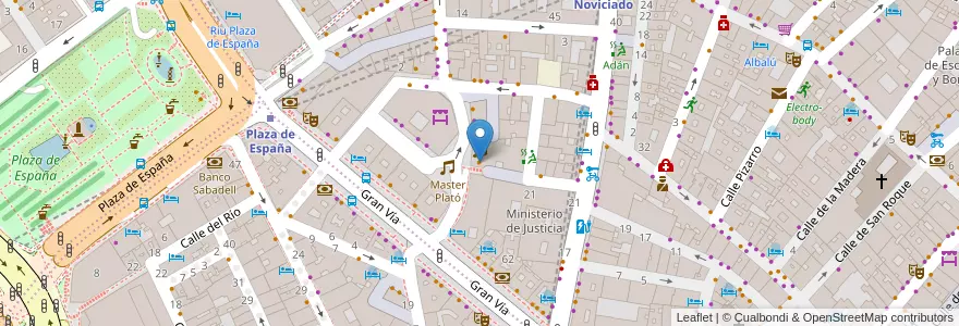 Mapa de ubicacion de Da Nicola en 스페인, Comunidad De Madrid, Comunidad De Madrid, Área Metropolitana De Madrid Y Corredor Del Henares, 마드리드.
