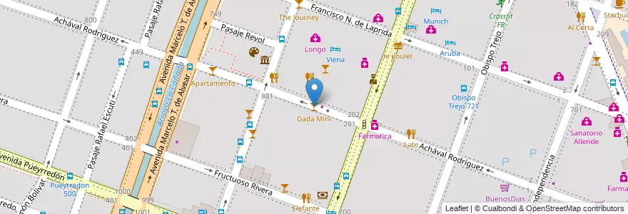 Mapa de ubicacion de Dada Mini en Argentina, Córdova, Departamento Capital, Pedanía Capital, Córdoba, Municipio De Córdoba.