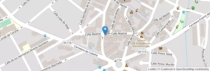 Mapa de ubicacion de Daganzo De Arriba en スペイン, マドリード州, Comunidad De Madrid, Cuenca Del Medio Jarama, Daganzo De Arriba.