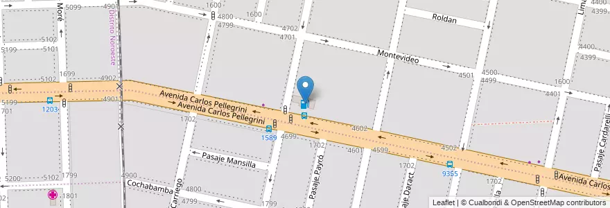 Mapa de ubicacion de Dale Gas en Arjantin, Santa Fe, Departamento Rosario, Municipio De Rosario, Rosario.