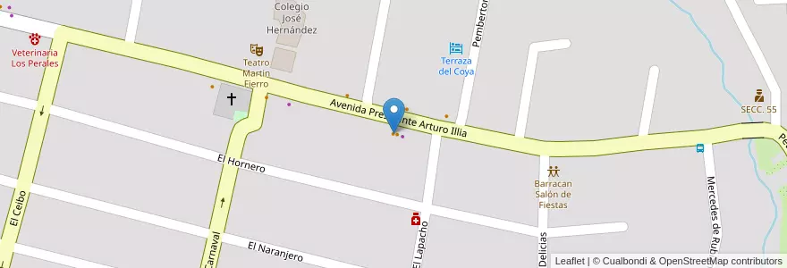 Mapa de ubicacion de Dali en アルゼンチン, フフイ州, Departamento Doctor Manuel Belgrano, Municipio De San Salvador De Jujuy.