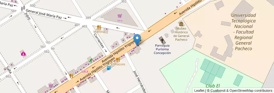 Mapa de ubicacion de Daniel en آرژانتین, استان بوئنوس آیرس, Partido De Tigre.