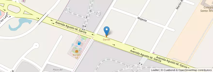 Mapa de ubicacion de Daniel en Arjantin, Buenos Aires, Partido De Tigre, Nordelta, Rincón De Milberg.