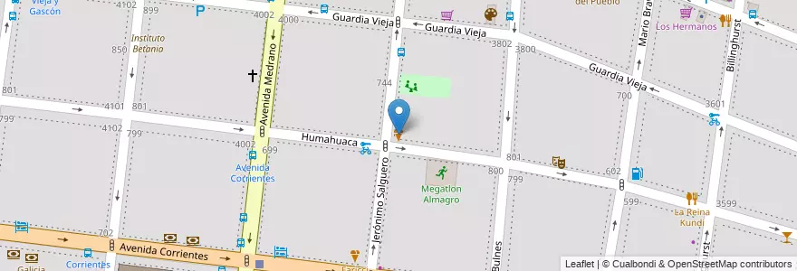 Mapa de ubicacion de Daniel, Almagro en Argentine, Ciudad Autónoma De Buenos Aires, Comuna 5, Buenos Aires.