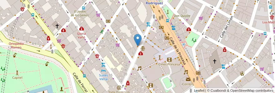 Mapa de ubicacion de Dantxari en Испания, Мадрид, Мадрид, Área Metropolitana De Madrid Y Corredor Del Henares, Мадрид.