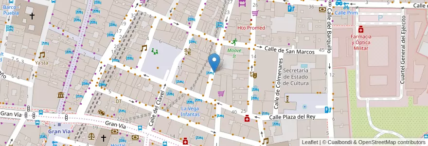 Mapa de ubicacion de Das Meigas en Испания, Мадрид, Мадрид, Área Metropolitana De Madrid Y Corredor Del Henares, Мадрид.