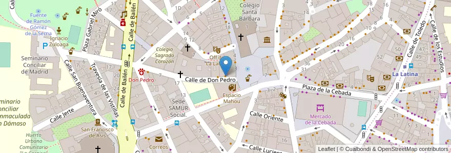 Mapa de ubicacion de Dbaco en إسبانيا, منطقة مدريد, منطقة مدريد, Área Metropolitana De Madrid Y Corredor Del Henares, مدريد.
