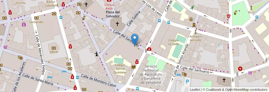 Mapa de ubicacion de De Café en Spanje, Castilië En León, Valladolid, Valladolid.