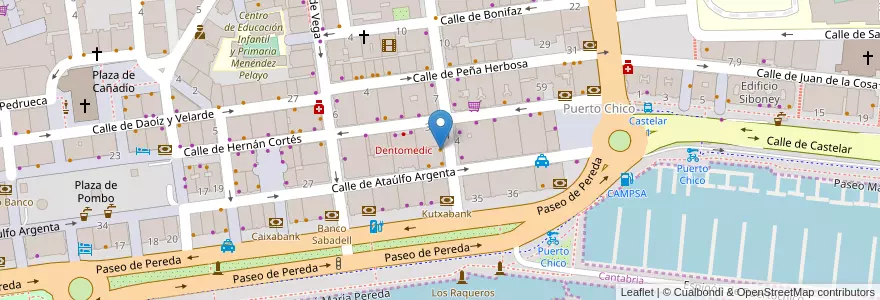 Mapa de ubicacion de De cuchara y limón en スペイン, カンタブリア州, カンタブリア州, Santander, Santander.