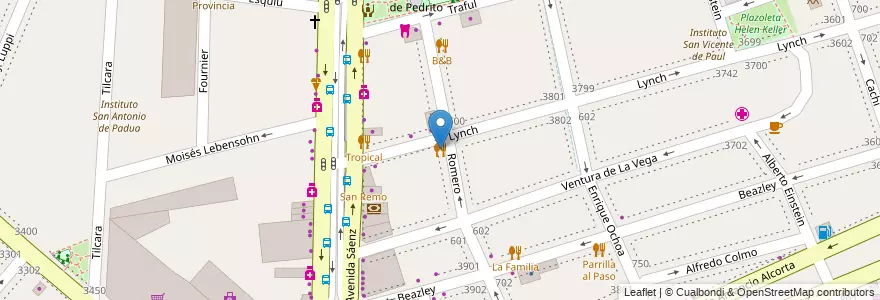 Mapa de ubicacion de De Dimari, Nueva Pompeya en 阿根廷, Ciudad Autónoma De Buenos Aires, Comuna 4, 布宜诺斯艾利斯.