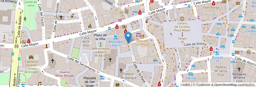 Mapa de ubicacion de De Gloria en Spain, Community Of Madrid, Community Of Madrid, Área Metropolitana De Madrid Y Corredor Del Henares, Madrid.
