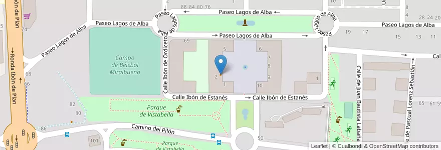 Mapa de ubicacion de De la cocina a la mesa en Spanien, Aragonien, Saragossa, Zaragoza, Saragossa.