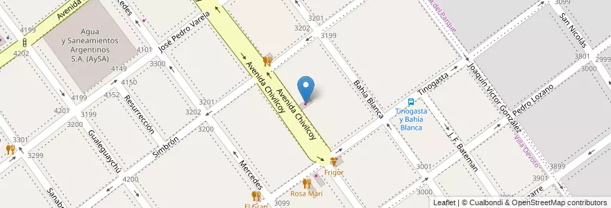 Mapa de ubicacion de De Luca GNC, Villa Devoto en Аргентина, Буэнос-Айрес, Буэнос-Айрес, Comuna 11.