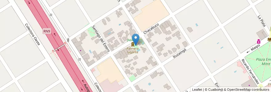 Mapa de ubicacion de de mi casa en アルゼンチン, ブエノスアイレス州, Partido De Escobar, Ingeniero Maschwitz.