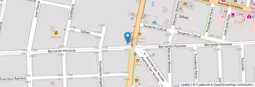 Mapa de ubicacion de De Plano en アルゼンチン, サンタフェ州, Departamento Rosario, Municipio De Funes, Funes.