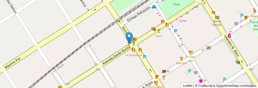 Mapa de ubicacion de De Rocha en Arjantin, Buenos Aires, Partido De Esteban Echeverría, Monte Grande.