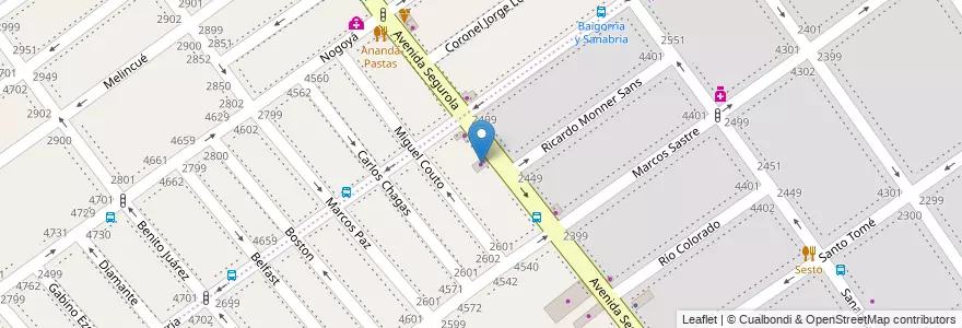 Mapa de ubicacion de Deco Calcos, Monte Castro en 阿根廷, Ciudad Autónoma De Buenos Aires, 布宜诺斯艾利斯, Comuna 10, Comuna 11.
