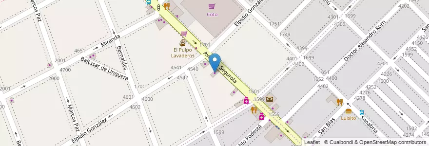Mapa de ubicacion de Deco-Cina, Monte Castro en アルゼンチン, Ciudad Autónoma De Buenos Aires, ブエノスアイレス, Comuna 10.