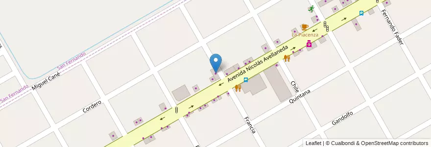 Mapa de ubicacion de Deco Muebles en Argentinien, Provinz Buenos Aires, Partido De San Fernando, Victoria.