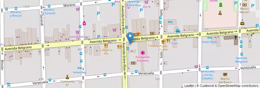 Mapa de ubicacion de Decor Bell'z, Montserrat en 阿根廷, Ciudad Autónoma De Buenos Aires, 布宜诺斯艾利斯.