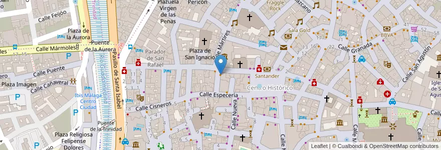 Mapa de ubicacion de Dehesa Santamaria en 스페인, Andalucía, Málaga, Málaga-Costa Del Sol, Málaga.