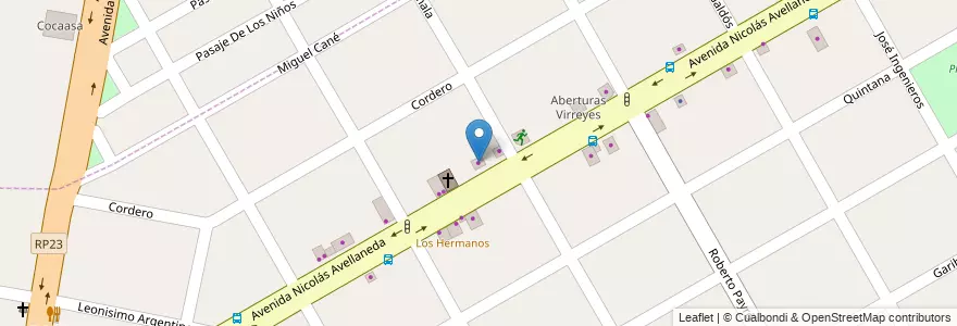 Mapa de ubicacion de Deja Vu en Arjantin, Buenos Aires, Partido De San Fernando.