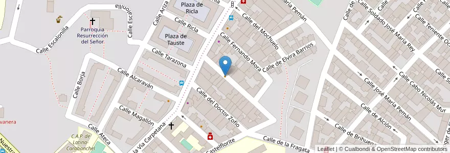 Mapa de ubicacion de Del Buen Gusto en Испания, Мадрид, Мадрид, Área Metropolitana De Madrid Y Corredor Del Henares, Мадрид.