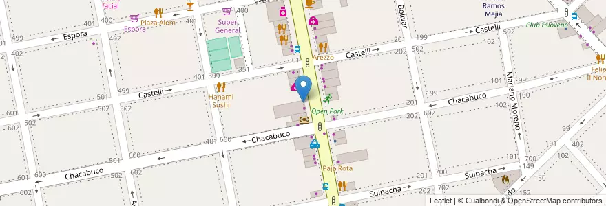 Mapa de ubicacion de Del Buen Pastor en Arjantin, Buenos Aires, Partido De La Matanza, Ramos Mejía.