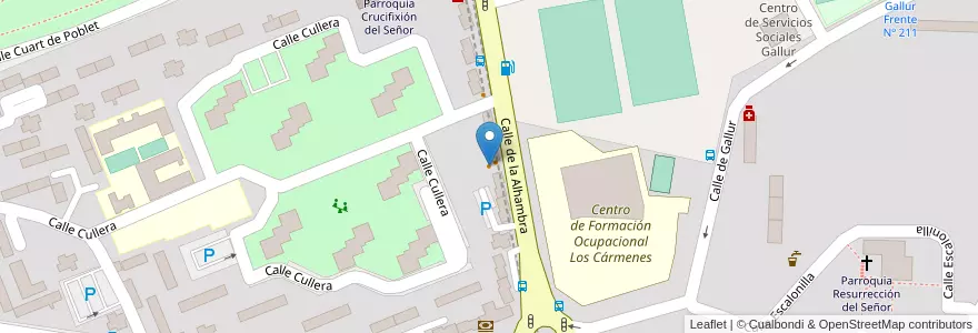 Mapa de ubicacion de Del Cordero en スペイン, マドリード州, Comunidad De Madrid, Área Metropolitana De Madrid Y Corredor Del Henares, Madrid.