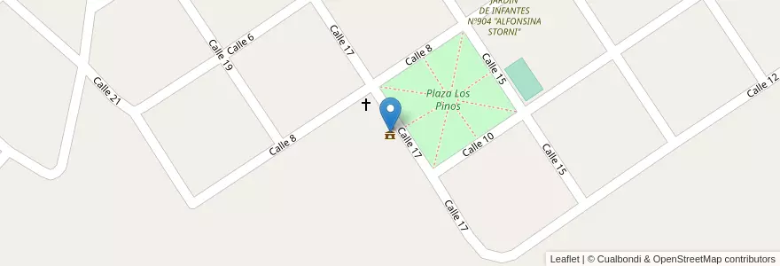 Mapa de ubicacion de Delegación Municipal en Argentine, Province De Buenos Aires, Partido De Balcarce.