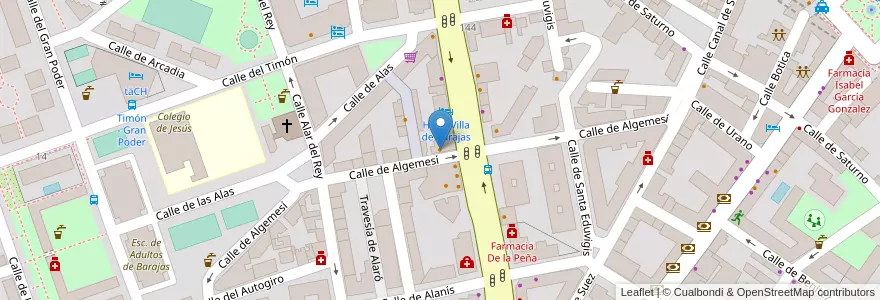 Mapa de ubicacion de Deleite Restaurante en Espanha, Comunidade De Madrid, Comunidade De Madrid, Área Metropolitana De Madrid Y Corredor Del Henares, Madrid.
