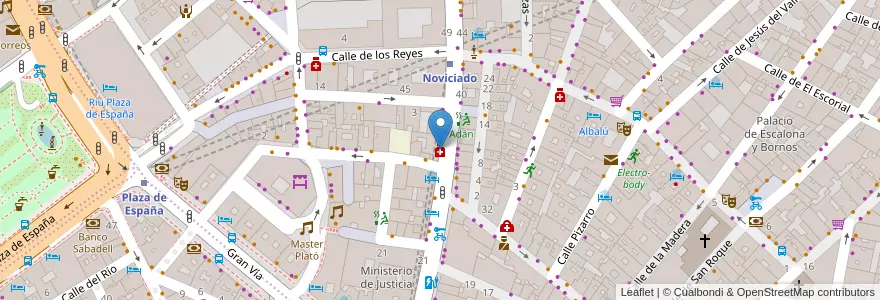 Mapa de ubicacion de Deleuze en إسبانيا, منطقة مدريد, منطقة مدريد, Área Metropolitana De Madrid Y Corredor Del Henares, مدريد.