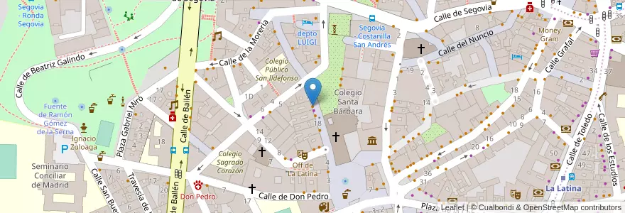 Mapa de ubicacion de Delic en Espagne, Communauté De Madrid, Communauté De Madrid, Área Metropolitana De Madrid Y Corredor Del Henares, Madrid.