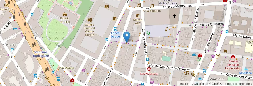 Mapa de ubicacion de Delish en Spagna, Comunidad De Madrid, Comunidad De Madrid, Área Metropolitana De Madrid Y Corredor Del Henares, Madrid.