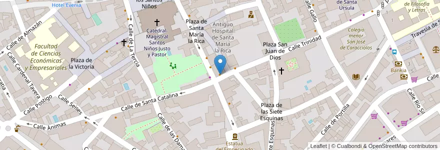 Mapa de ubicacion de Deltoya en Испания, Мадрид, Мадрид, Área Metropolitana De Madrid Y Corredor Del Henares, Alcalá De Henares.