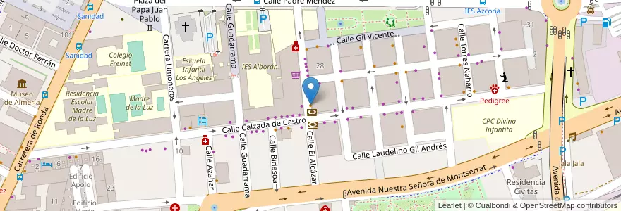 Mapa de ubicacion de Deluxe en スペイン, アンダルシア州, アルメリア, アルメリア.