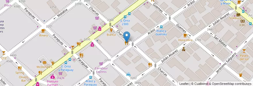 Mapa de ubicacion de Demask, Palermo en Argentine, Ciudad Autónoma De Buenos Aires, Buenos Aires, Comuna 14.