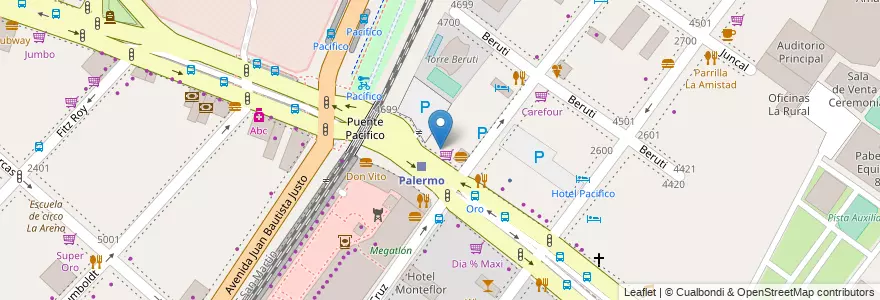 Mapa de ubicacion de Dentispot, Palermo en Argentina, Autonomous City Of Buenos Aires, Autonomous City Of Buenos Aires, Comuna 14.