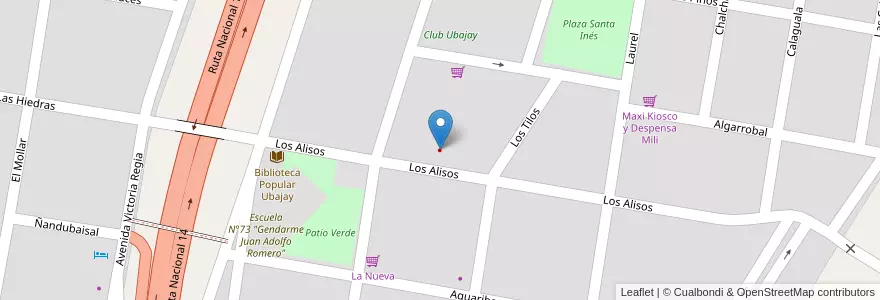 Mapa de ubicacion de Dentista en 아르헨티나, 엔트레리오스주, Departamento Colón, Distrito Sexto.