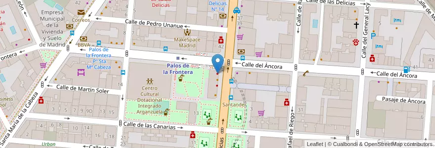 Mapa de ubicacion de Dentix en إسبانيا, منطقة مدريد, منطقة مدريد, Área Metropolitana De Madrid Y Corredor Del Henares, مدريد.