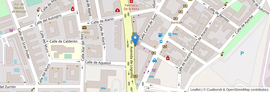 Mapa de ubicacion de Dentix en España, Comunidad De Madrid, Comunidad De Madrid, Área Metropolitana De Madrid Y Corredor Del Henares, Madrid.