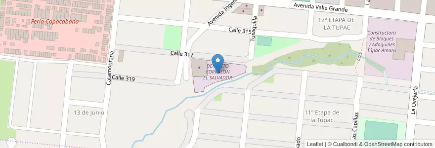 Mapa de ubicacion de DEPOSITO CORRALON EL SALVADOR en Argentina, Jujuy, Departamento Doctor Manuel Belgrano, Municipio De San Salvador De Jujuy, Alto Comedero.