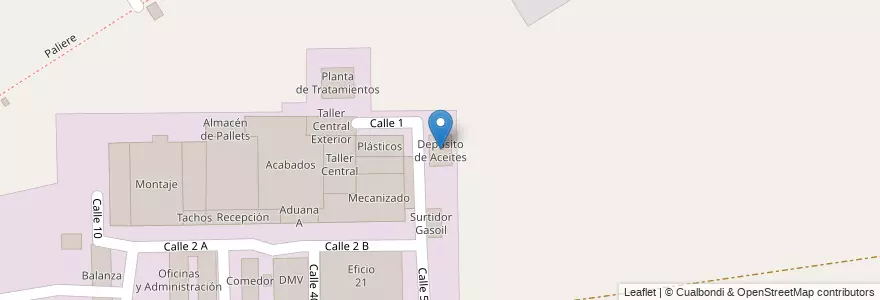 Mapa de ubicacion de Depósito de Aceites en الأرجنتين, بوينس آيرس, Partido Del Pilar, Villa Rosa.