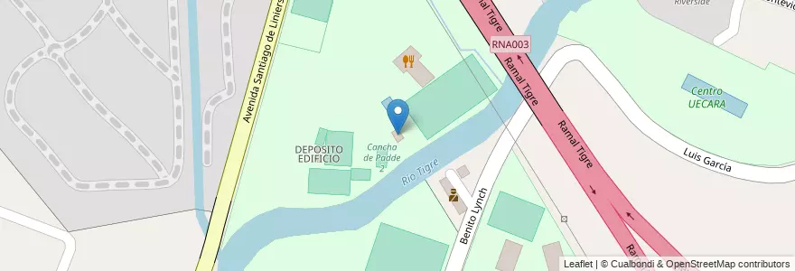 Mapa de ubicacion de DEPOSITO DE BOTES en Arjantin, Buenos Aires, Partido De Tigre, Tigre.