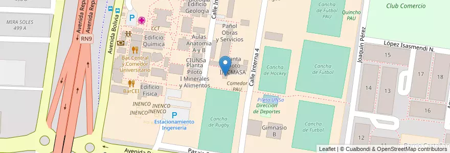 Mapa de ubicacion de Deposito Ingenieria en Argentinien, Salta, Capital, Municipio De Salta, Salta.