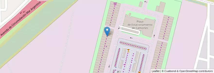 Mapa de ubicacion de Deposito N°22 VILLA en الأرجنتين, سانتا في, إدارة العاصمة, سانتا في العاصمة.