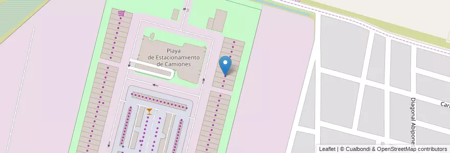 Mapa de ubicacion de Deposito N°39 DE BIASE Puesto 65 en Argentine, Santa Fe, Departamento La Capital, Santa Fe Capital.