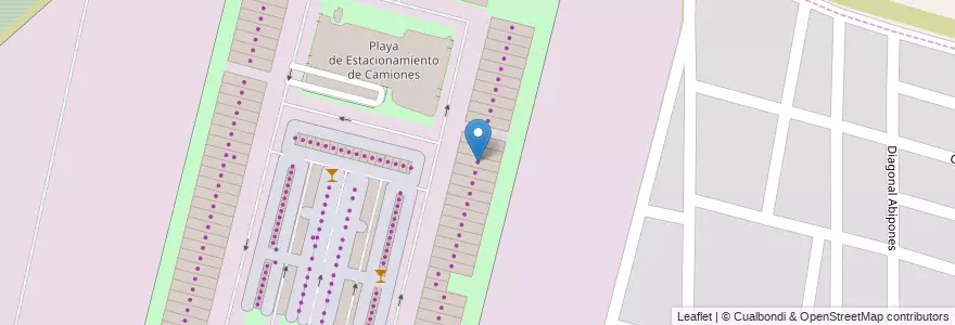 Mapa de ubicacion de Deposito N°44 en Argentinien, Santa Fe, Departamento La Capital, Santa Fe Capital.