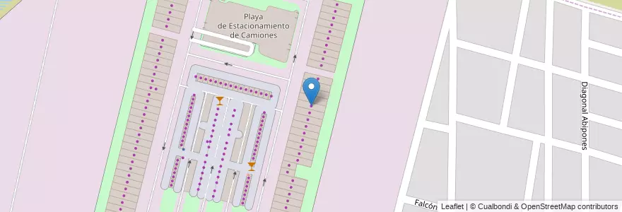 Mapa de ubicacion de Deposito N°46 ESCHER Puesto 39 en Argentinië, Santa Fe, Departamento La Capital, Santa Fe Capital.